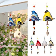Bird Song Bell Wind Chime Hanging Pendant Ornament Garden Courtyard Decoration