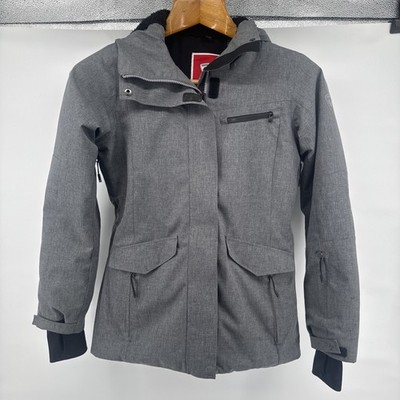 Rossignol Women's Heather Parka Ski Jacket (Heather Grey) Small US 36 EU
