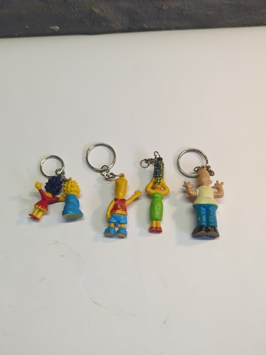 The Simpsons Family Keyrings Early 1980s Made In China #3 - Foto 5 di 5
