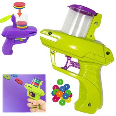 Flying Disc Cat Launcher Set Pets Fetch Toy with Colorful Propellers Flying Z5B7
