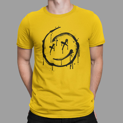 Smile Grunge Gesicht Gothic Horror Print