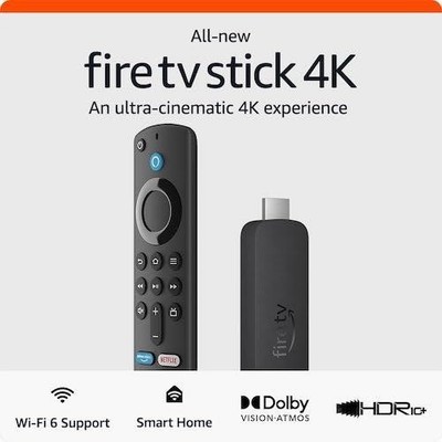 Amazon Fire Stick 4K 2. Gen TV Streaming Firestick WLAN 6 Alexa Voice 2025