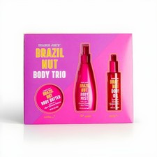 NEW Trader Joe's Brazil Nut Body Trio Set Body Butter/Body Mist/Body Oil