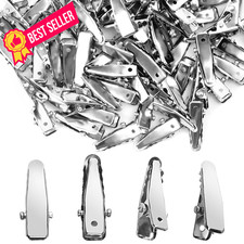 80PCS Sliver Metal Small Alligator Hair Clips - for Silver