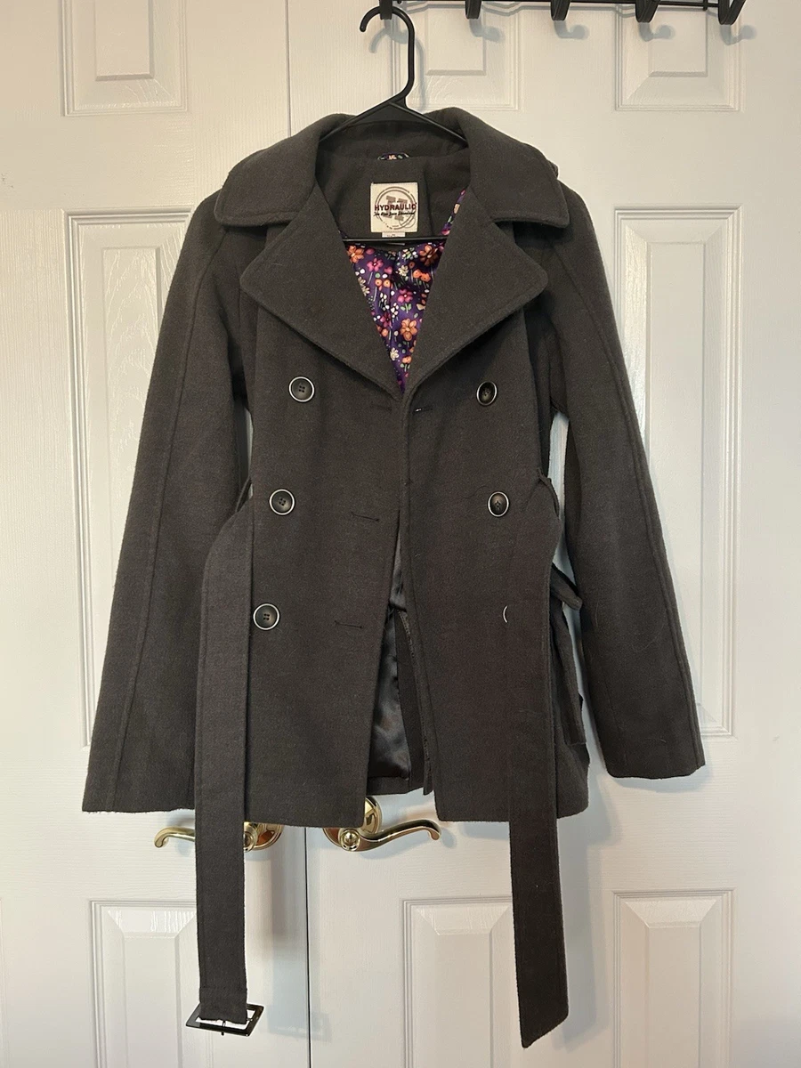 HYDRAULIC Pea Coat Gray Coats, Jackets & Vests for Women for sale