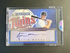 2002 Bowman Draft Signs of the Future Justin Morneau Rookie Auto #SOF-JEM Twins