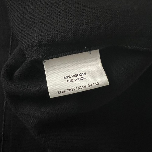 Eileen Fisher schwarzer Plisseerock Wollmischung Damengröße Medium - Bild 6 von 6