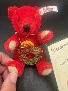 Teddybär Christmas Ornam. シュタイフ・オーナメントベア Christmas Steiff Bear | eBay