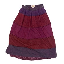 Vintage Liz Claiborne Wool midi Striped Skirt