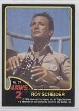 1978 Topps Jaws 2 Roy Scheider #57 7ns