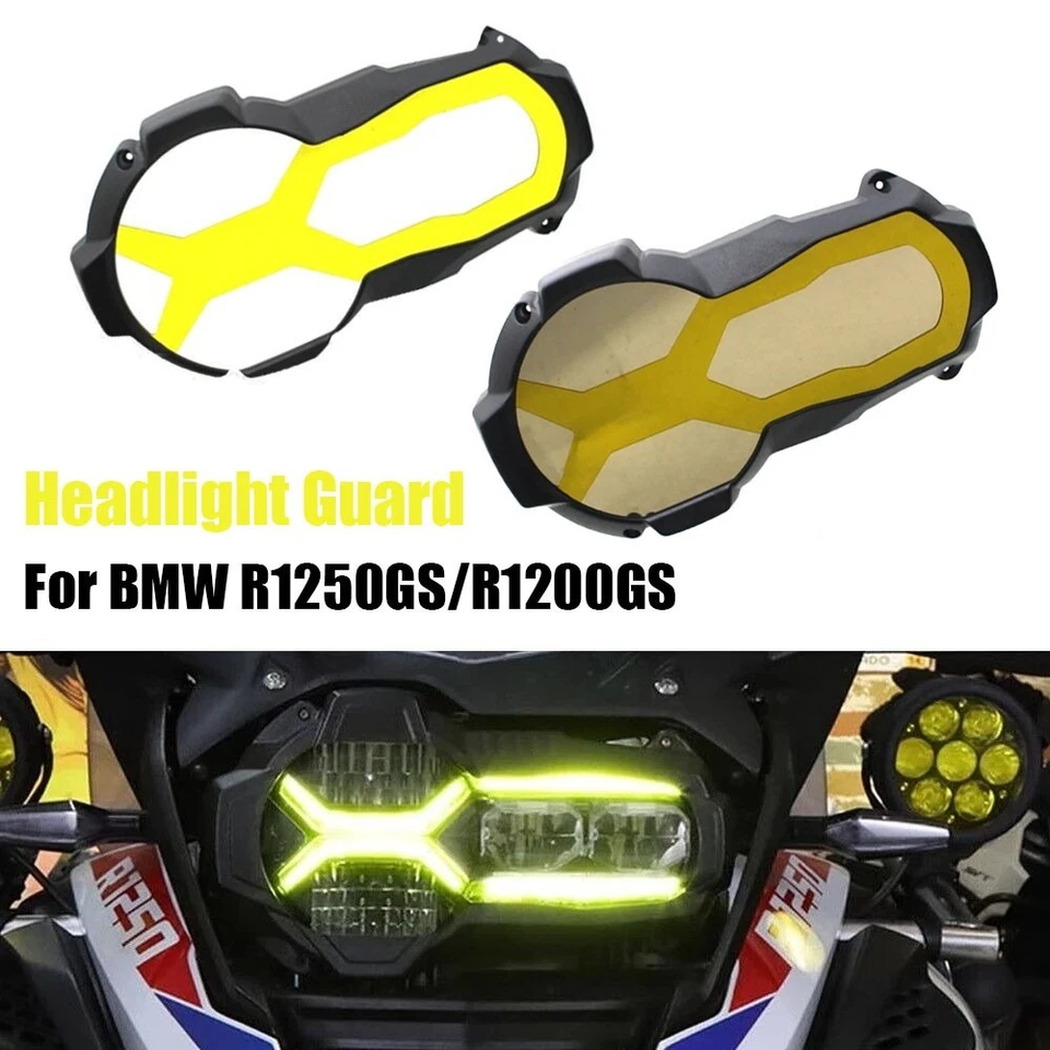 Protector de faros con defusor de color para BMW R1250GS 2018-2024 R1200GS 2014-2020 Foto 2 de 4