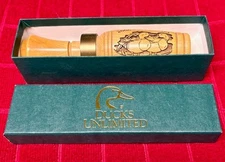 2006-2007 Indiana Ducks Unlimited Joe Bucher Duck Call  Banded Signed
