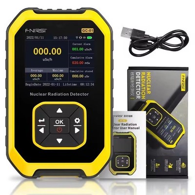 FNIRSI GC01 Geiger Counter Nuclear Radiation Detector X Gamma Beta Ray Tester