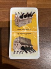 1x Schafkopf-spielkarten mit  Biermotor  Werbung Absolut Top