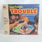Vintage 1986 Pop-O-Matic Trouble Game Milton Bradley Complete # 4658 Made In USA