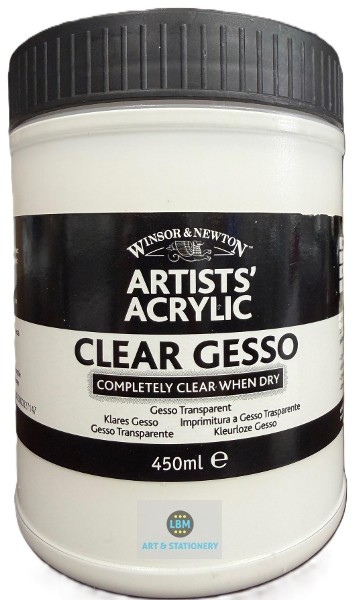 Winsor & Newton Artists' Acrylic Clear Gesso 450ml (3050919)