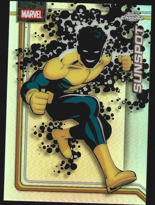 2026 Topps Chrome Marvel Comics Refractor SUNSPOT