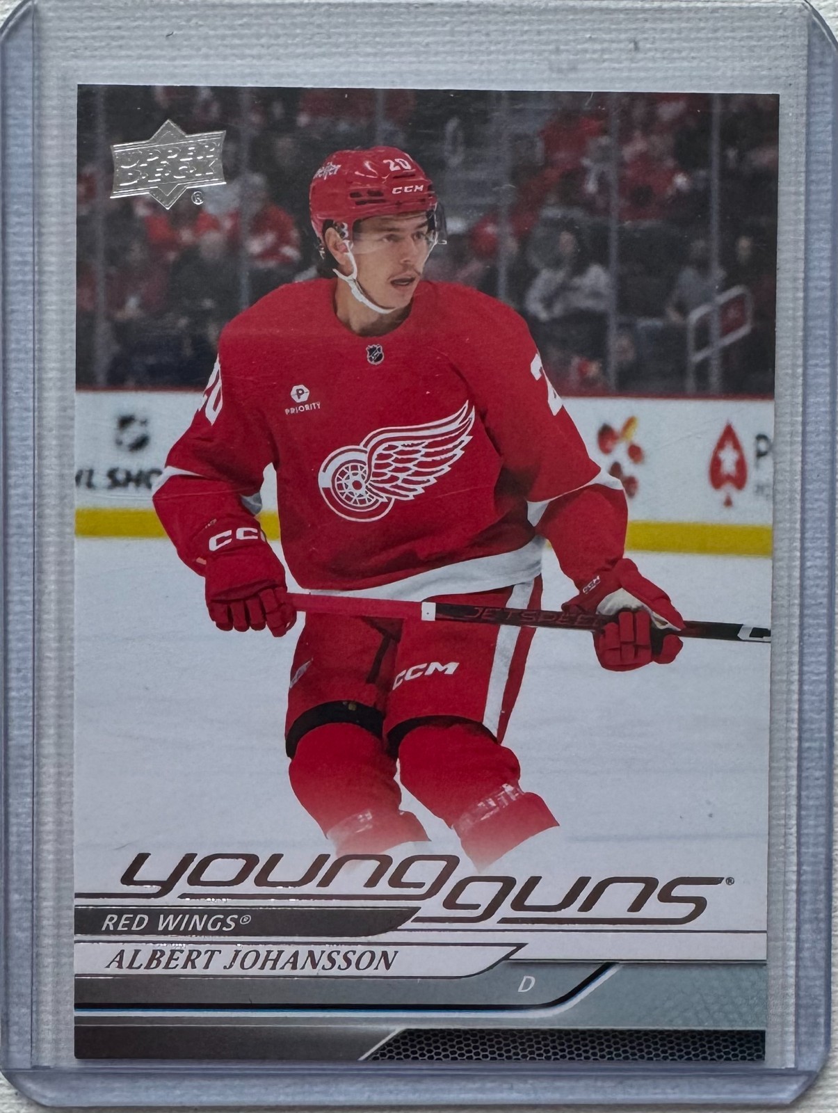 2024-25 Upper Deck Albert Johansson Young Guns #475 UD Series 2 Rookie