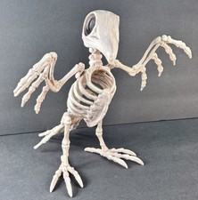 Halloween Bird Skeleton Decor Creepy Standing Creature Figurine