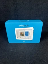 Amazon Echo Hub 8" Smart Home Control Panel with Alexa White Model G6A87E NEW