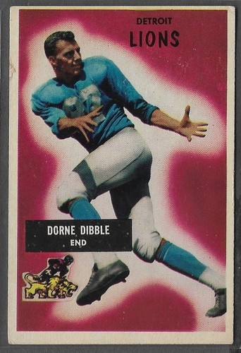 Dorne Dibble #4 1955 Bowman card