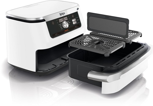 NINJA Heißluftfritteuse AF500EUWH Foodi FlexDrawer weiß - Bild 4 von 13