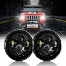 Auxbeam 7 Inch Round LED Headlights DOT Approved Replacement for Jeep Wrangle...