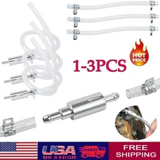 Car Motorcycle Clutch Brake Bleeder Hose One Way Valve Tube Bleeding Tool Kit US