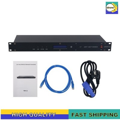 CR061S 8CH ArtNet DMX Interface ArtNet to DMX512 Converter for Stage Lighting