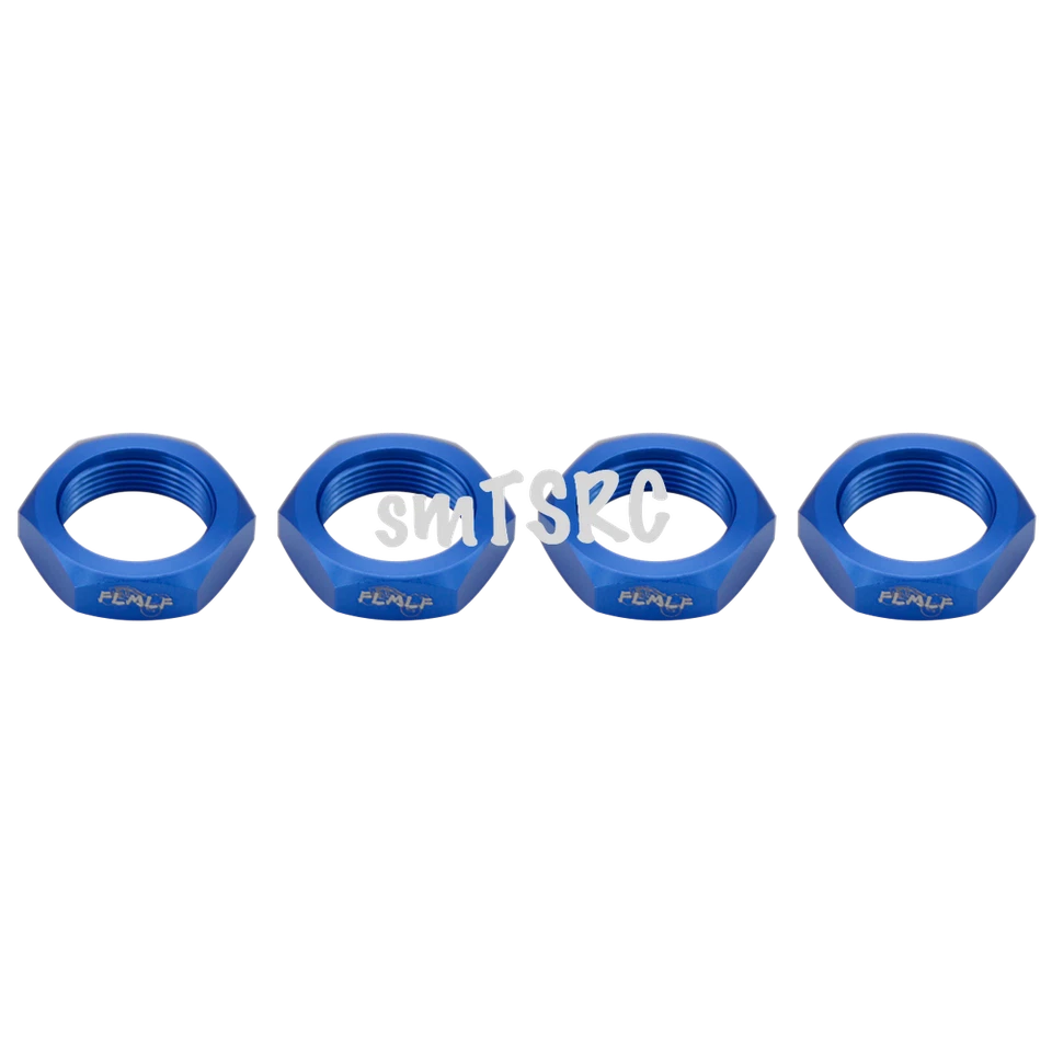 FLMLF Metal Wheel Nut 4PCS ONE SET For 1/5 Scale Hpi RV Km Baja 5b RC Car Parts - Image 3 of 4