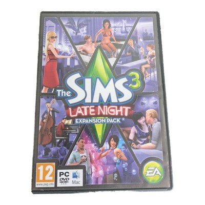 Die Sims 3 Late Night Erweiterungspack PC DVD Mac getestet funktioniert UK/PAL guter Zustand