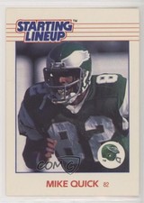 1988 Kenner Starting Lineup Cards Toys Mike Quick 6p0