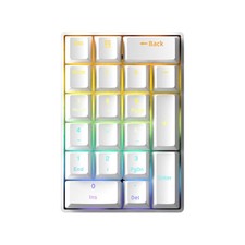 Wired Mechanical Numpad Rainbow LED Backlit 20-Key Number Pad Brown Switches ...