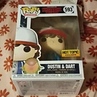 Funko Pop! Vinyl Dustin & Dart Stranger Things Figure #593 Hot Topic Exclusive