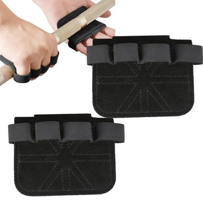 Hand Grip PAAR Gewichtheben Pads Workout Handschuhe Gym Fitness Pro Palm Grip