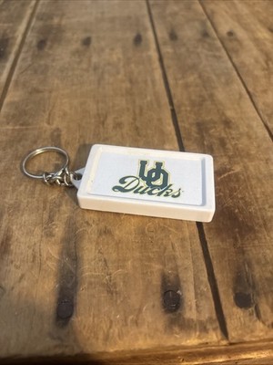 Vintage Sound Around U Of O Ducks Electronic Keychain  -USA Untested Battery?
