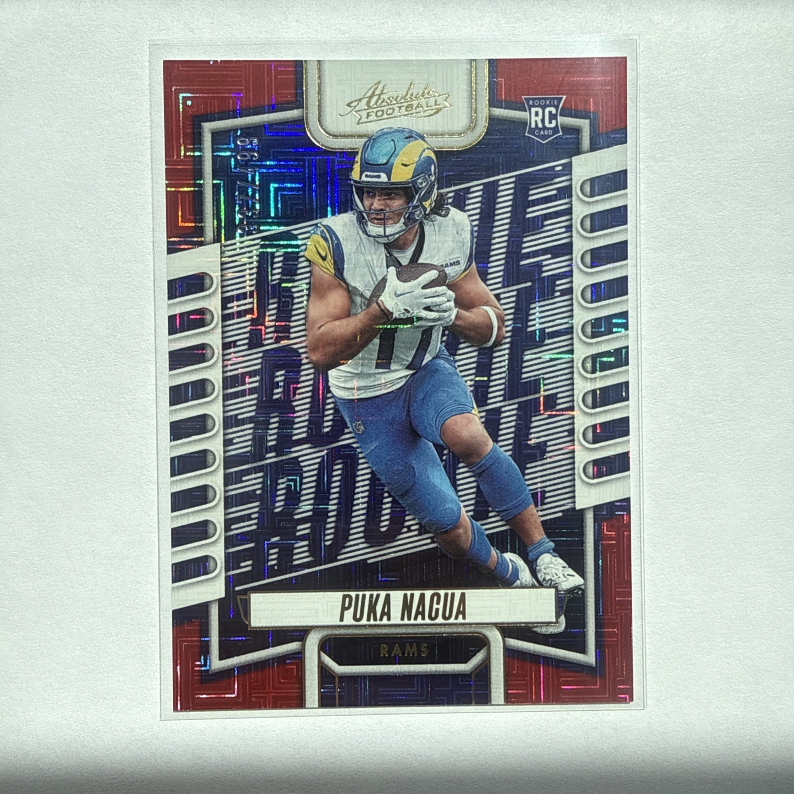 2023 Panini Absolute - Rookies Puka Nacua #189 Red Squares /499 (RC)