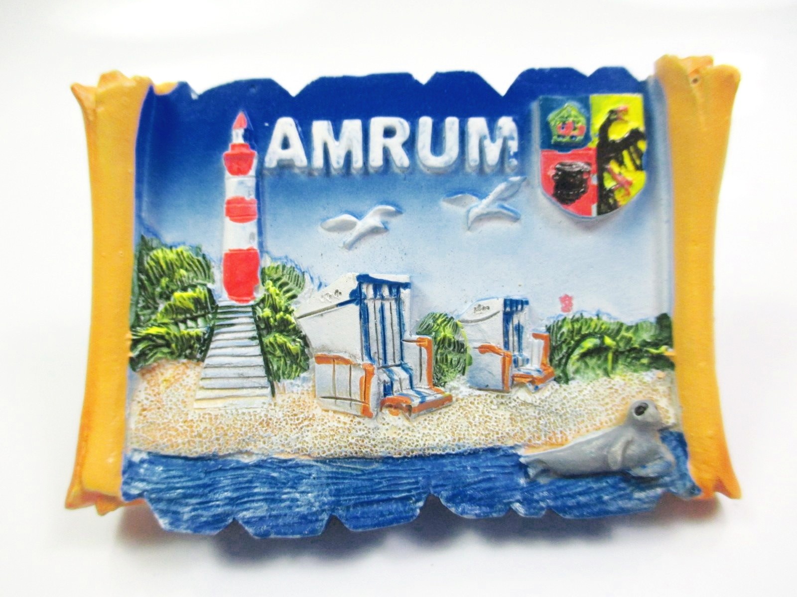Amrum Poly Magnet Germany Souvenir North Frisian Island New