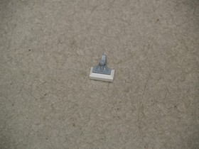 Lego City Airport Passenger Plane 7893 -  69c03 white tap w/ gray spout brick