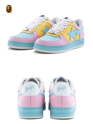 A BATHING APE Men's BAPE STA #6-3 Pink 1M30-191-328