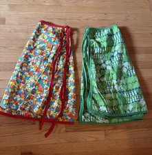 Pair Of Vintage Full Skirted Aprons, Women s Size M/L