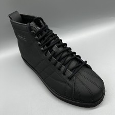 2020 Adidas Superstar Monkey Boots FZ3835 Triple Black Mens Womens Uk 6.5 Shoes