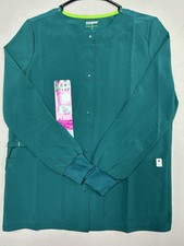 Scrubstar Womens Long Sleeve Warm up Jacket Size XS NWT