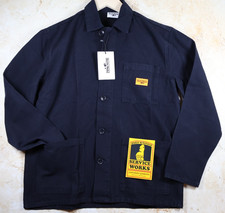Service Works Classic Canvas Chore Shirt (Navy Blue, Small) BNWT RRP £85