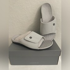 Vionic Kiwi Motion Control Orthotic Slide Sandal in Vapor - Mens 10.5 Womens 12