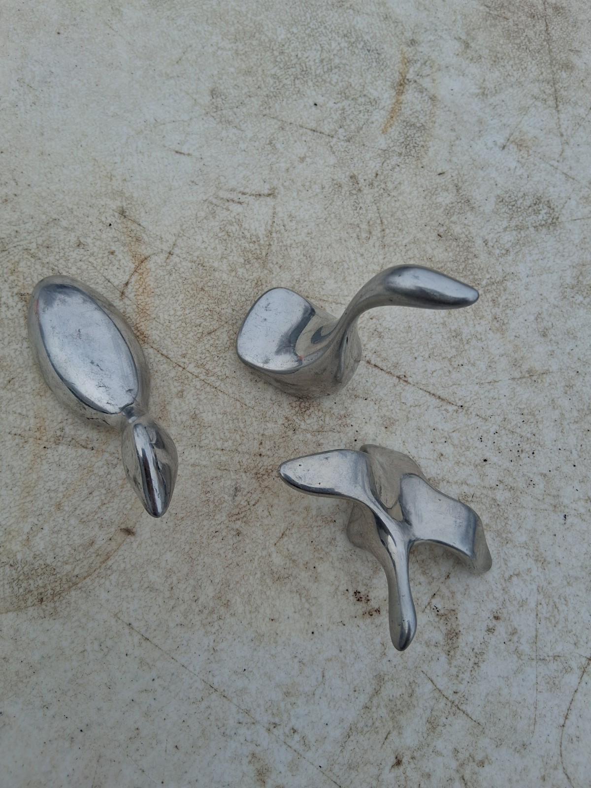 3 Stiefel Hoselton Canada Goose Art Aluminum Sculpture Figurine Signed MCM VTG thumbnail 4