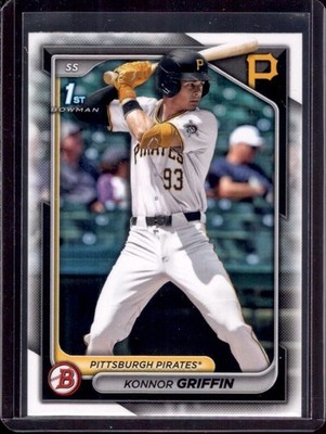 KONNOR GRIFFIN 2024 Bowman Draft 1st #BD-22 Rookie RC Pittsburgh Pirates Qty