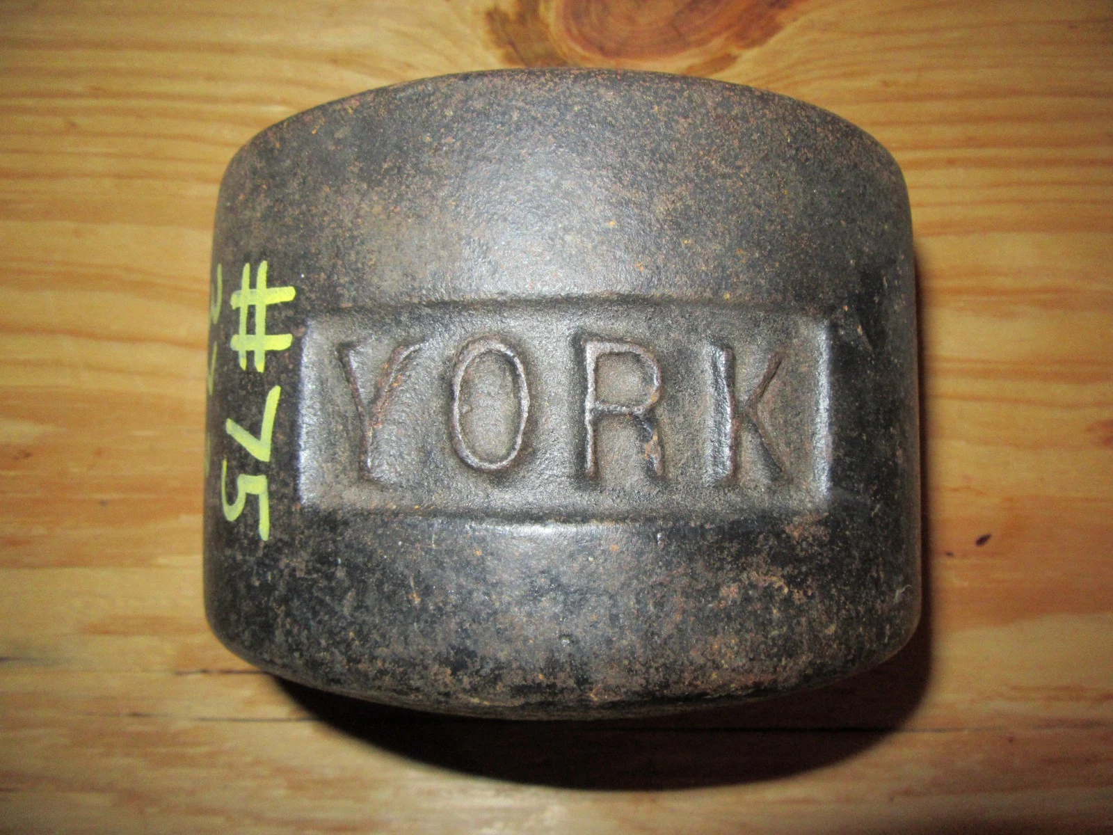 YORK Roundhead Half 75 Pound Blob Grip YORK Side 2nd Generation