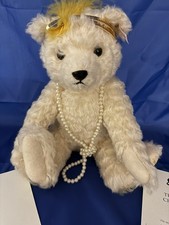 Steiff Teddy Bear Charleston, Musical Collector, Mohair Cream Color EAN 682391