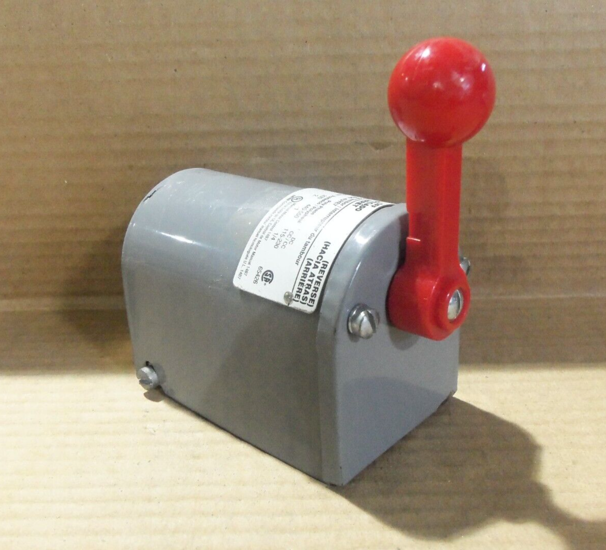 Dayton 4UYE7 Drum Switch Single Phase 115V 1-1/2HP 115-230V 1/4 HP